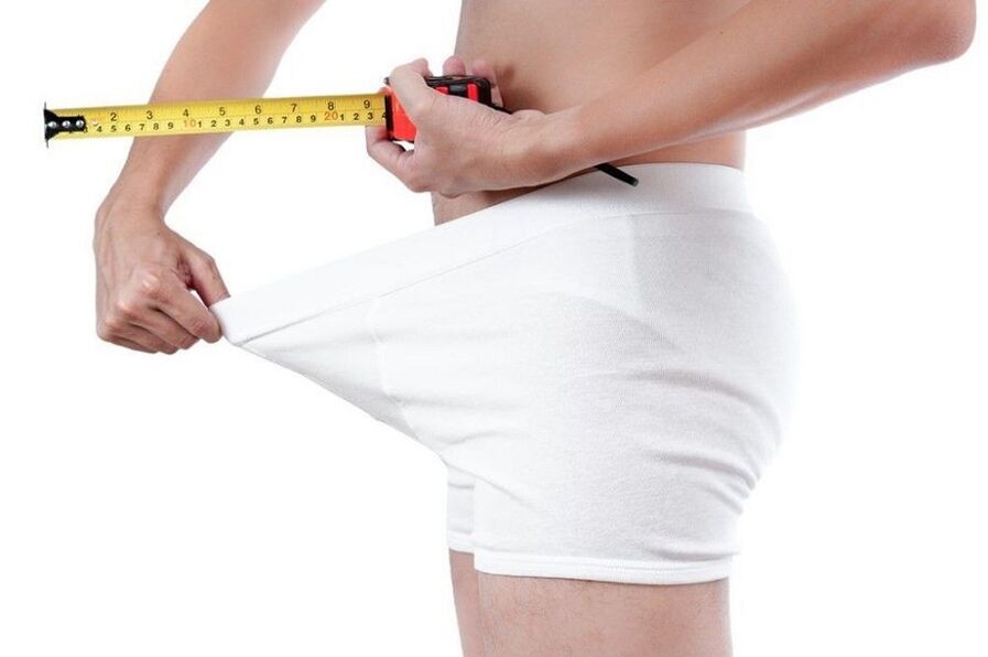 توسیع کی مشقوں سے پہلے عضو تناسل کی پیمائش